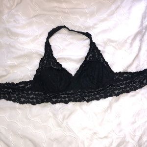 Aerie Lace Halter Bralette Padded 🦋